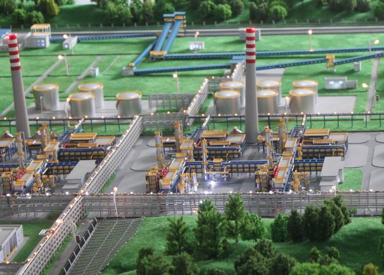 辉县市石化区模型